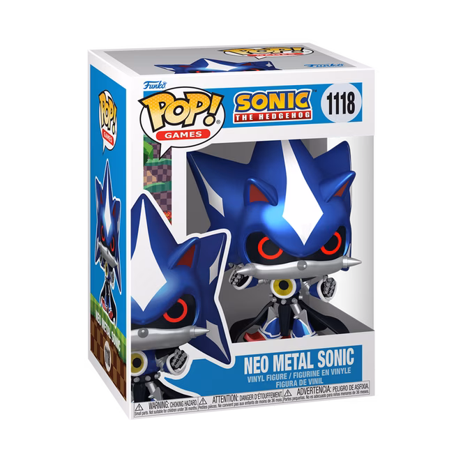 GameStop Funko POP! Games: Sonic The Hedgehog Neo Metal Sonic 5-in Vinyl Figure