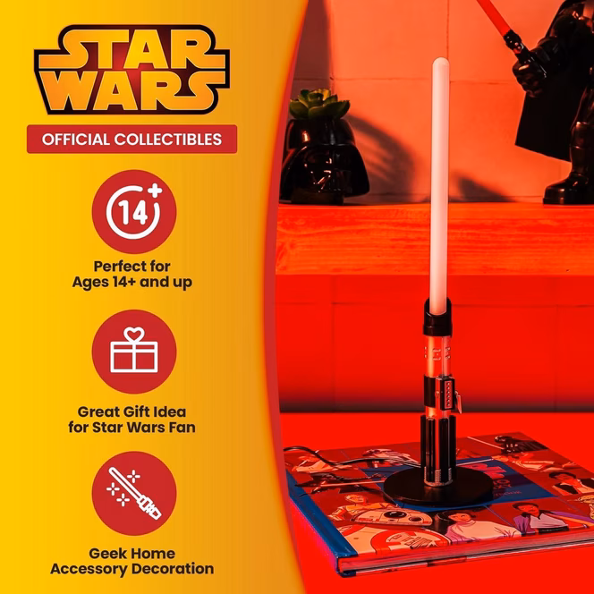 GameStop Star Wars Darth Vader 12-in Lightsaber Lamp