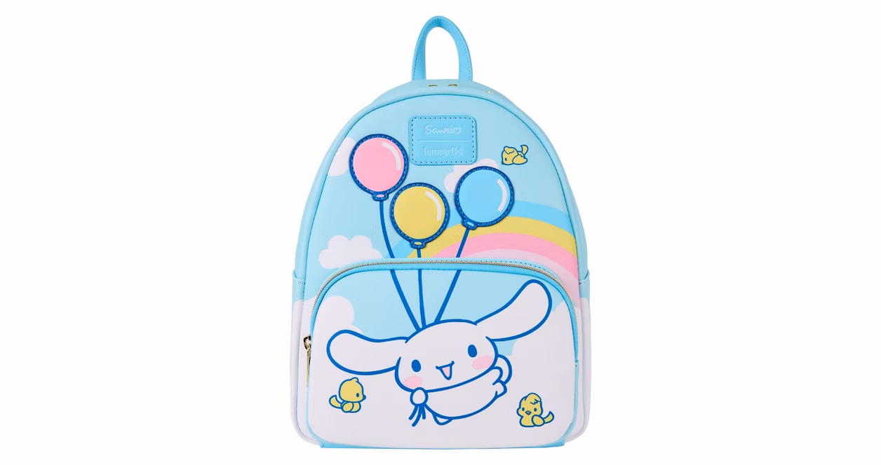 GameStop Loungefly Sanrio Cinnamoroll Balloons Mini Backpack GameStop Exclusive