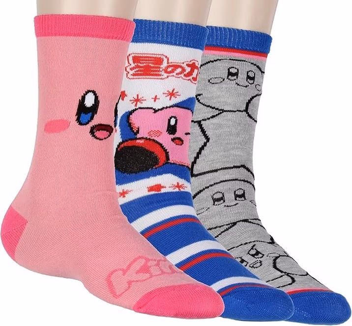 GameStop Kirby - Kirby Cast Socks 3-Pack