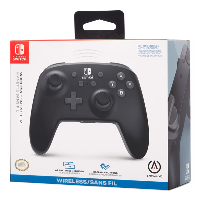 GameStop PowerA Wireless Controller for Nintendo Switch - Midnight