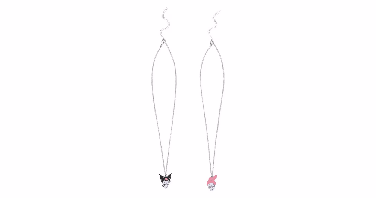 GameStop Sanrio Kuromi My Melody Best Friends Necklace Set