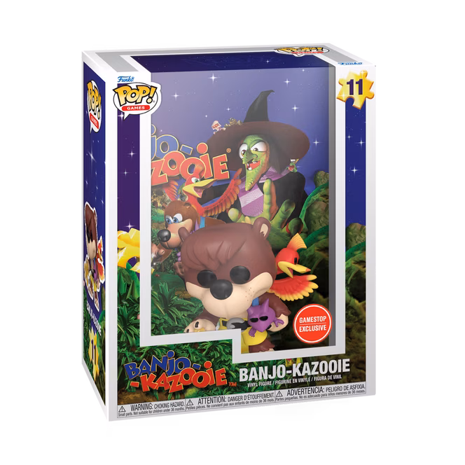 GameStop Funko POP! Game Cover: Banjo Kazooie - Banjo and Pop! Kazooie 3.6-in Vinyl Figure GameStop Exclusive