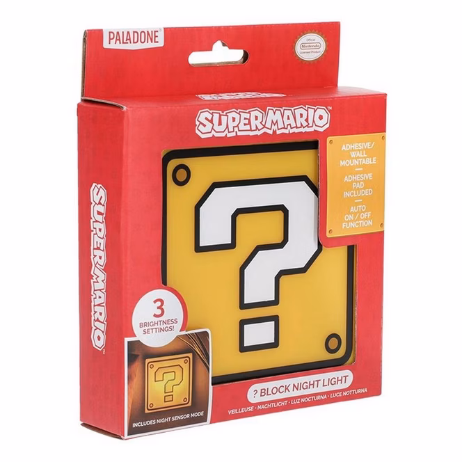 GameStop Super Mario Question Block Night Light
