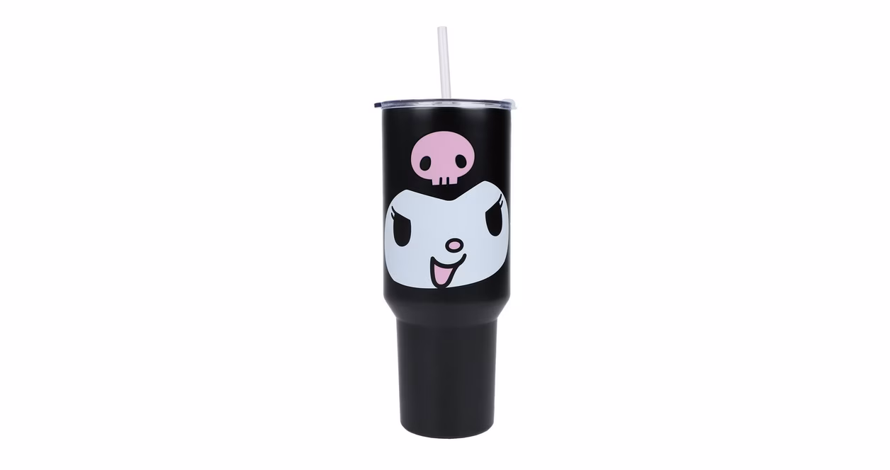 GameStop Kuromi Big Face 40 oz Stainless Steel Tumbler