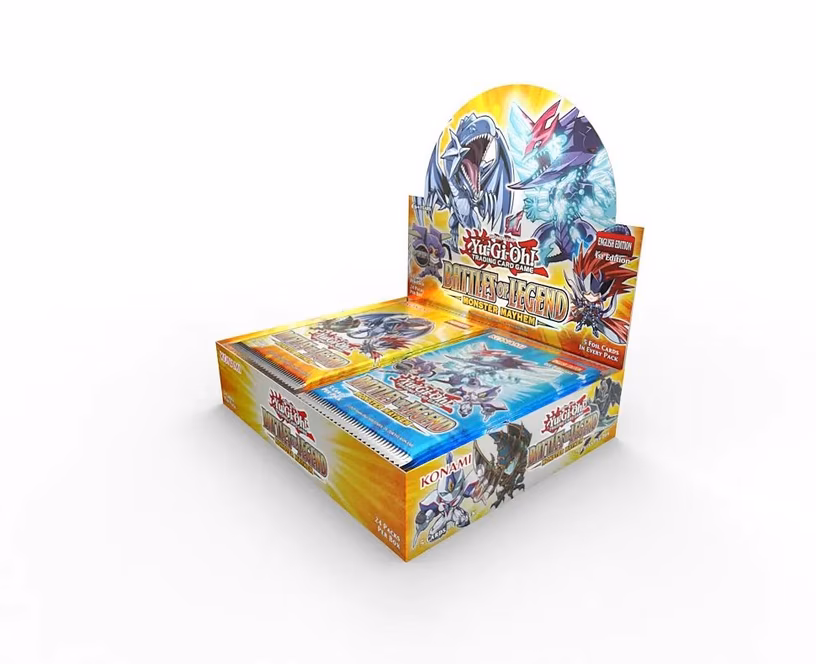 GameStop Yu-Gi-Oh! Trading Card Game: Battles of Legend Monster Mayhem Booster Display Box