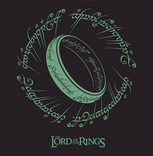 GameStop The Lord of the Rings Glow in the Dark Unisex Graphic T-Shirt GameStop Exclusive