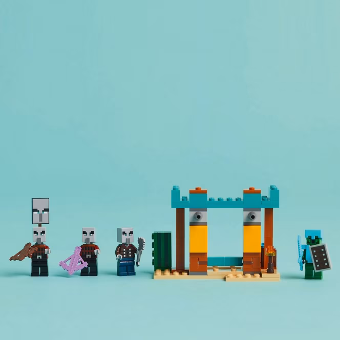 GameStop LEGO Minecraft The Illager Desert Patrol Bulding Playset 21267