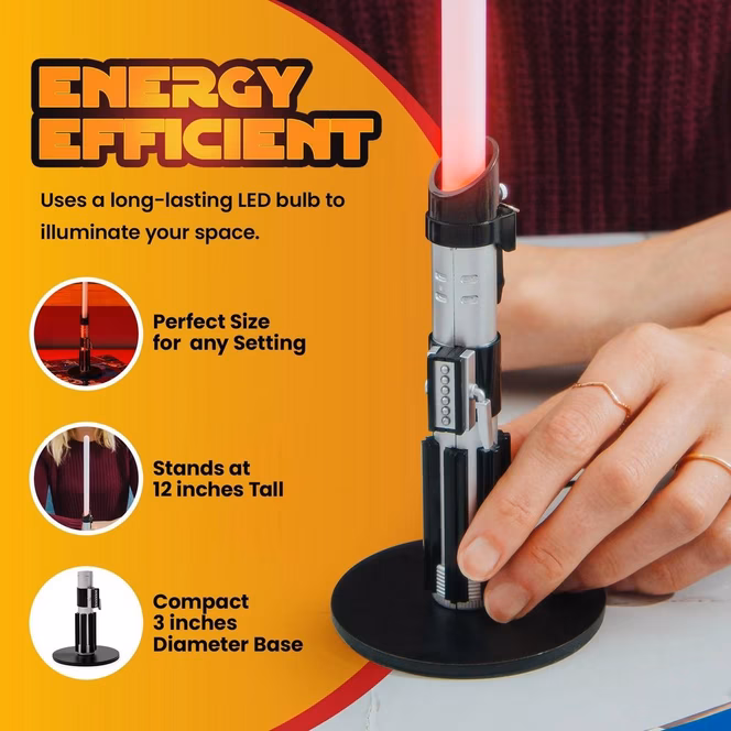 GameStop Star Wars Darth Vader 12-in Lightsaber Lamp