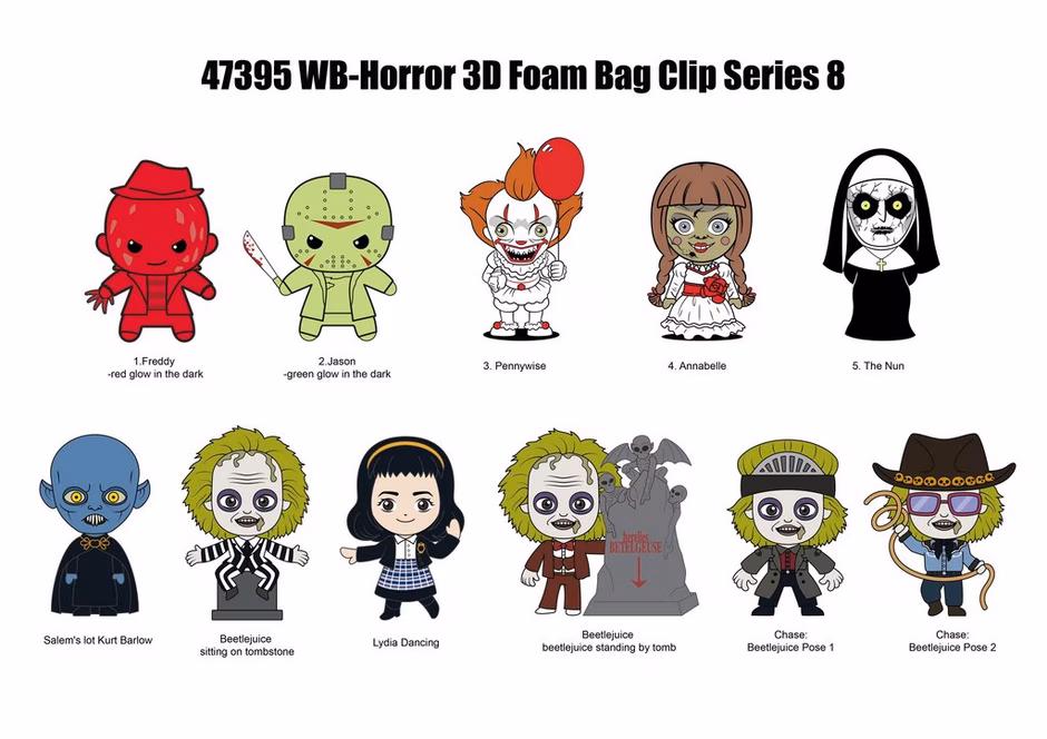 GameStop Universal Monsters 3D Foam Bag Tag Blind Bag (Styles May Vary)