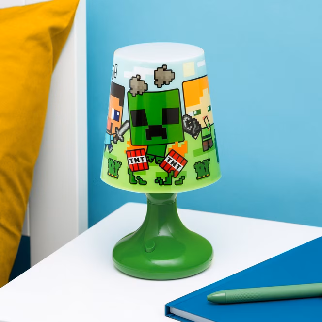 GameStop Minecraft 7.3-in Tabletop Lamp