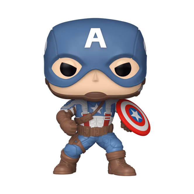 GameStop Funko POP! Marvel: Captain America - Captain America 3.7-in Vinyl Bobblehead Figure