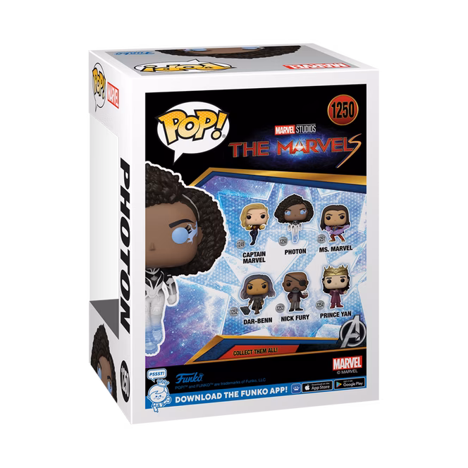 GameStop Funko POP! Marvel Studios' The Marvels Photon 4.8-in Vinyl Bobblehead