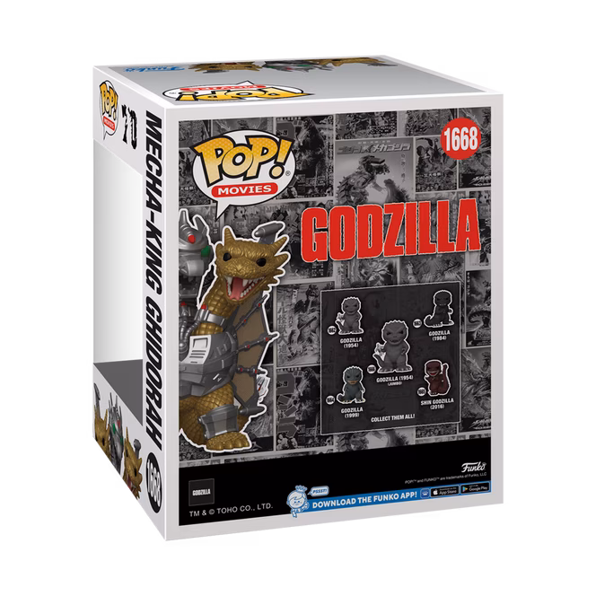 GameStop Funko POP! Super: Godzilla Mecha-King Ghidora 6.1-in Vinyl Figure GameStop Exclusive