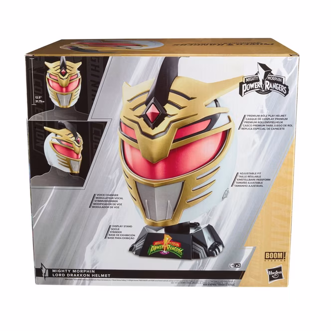 GameStop Hasbro Power Rangers Lightning Collection Premium Mighty Morphin Lord Drakkon Full Scale Helmet GameStop Exclusive