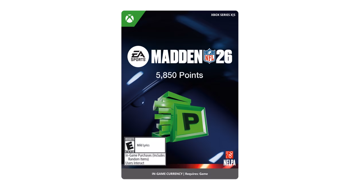 GameStop Madden NFL 26: 5850 MUT Points Pack - Xbox Series X/S