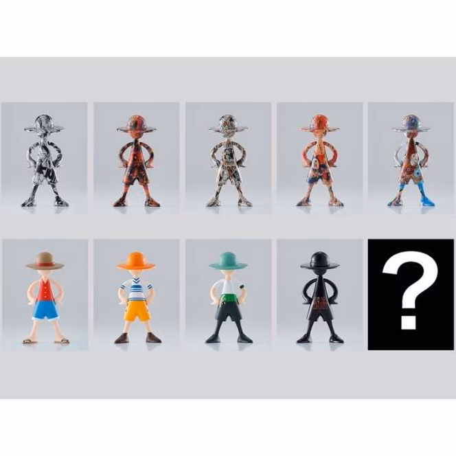 GameStop One Piece Luffy's Archive of Adventure Volume 1 Blind Box Figure 3.4-in Figure Set (Styles May Vary)