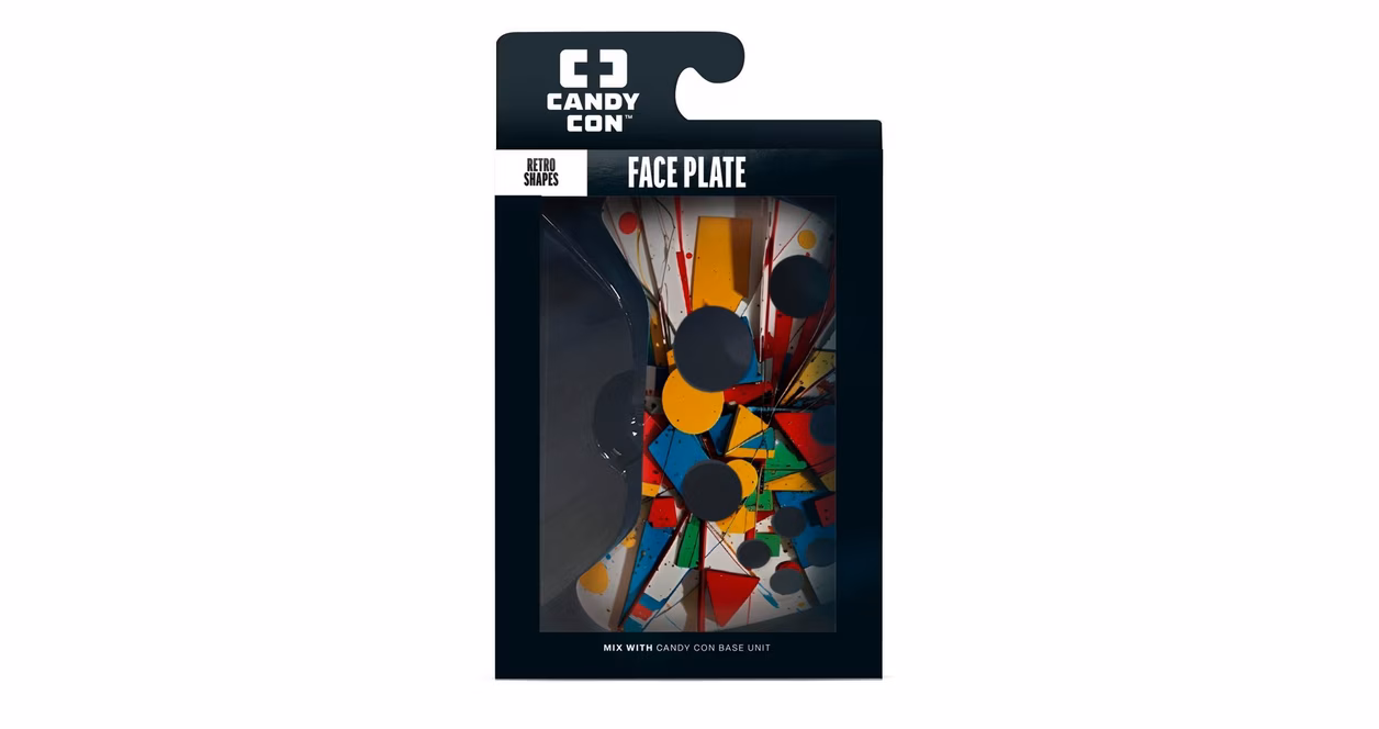 GameStop CANDY CON Face Plate - Retro Shapes GameStop Exclusive