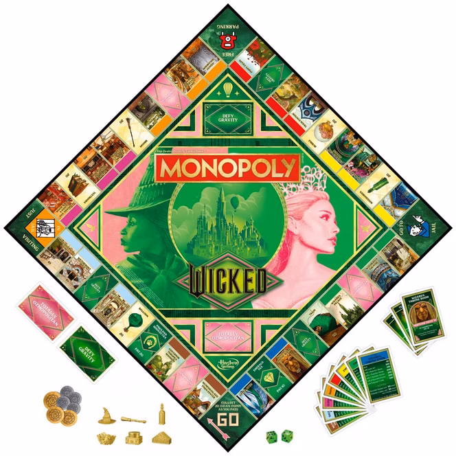 GameStop Monopoly Wicked Edition Movie Board Game