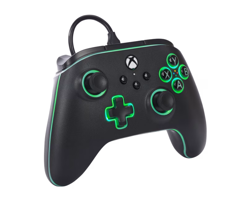 GameStop PowerA Advantage Wired Controller for Xbox Series X|S with Lumectra - Black