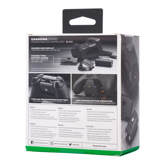 GameStop PowerA Solo Charging Stand for Xbox Series X/S - Black