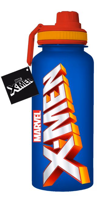 GameStop Marvel X-Men Logo 32oz Water Bottle and Sticker Set