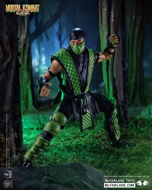 GameStop McFarlane Toys Mortal Kombat Klassic Reptile 7-in Scale Figure