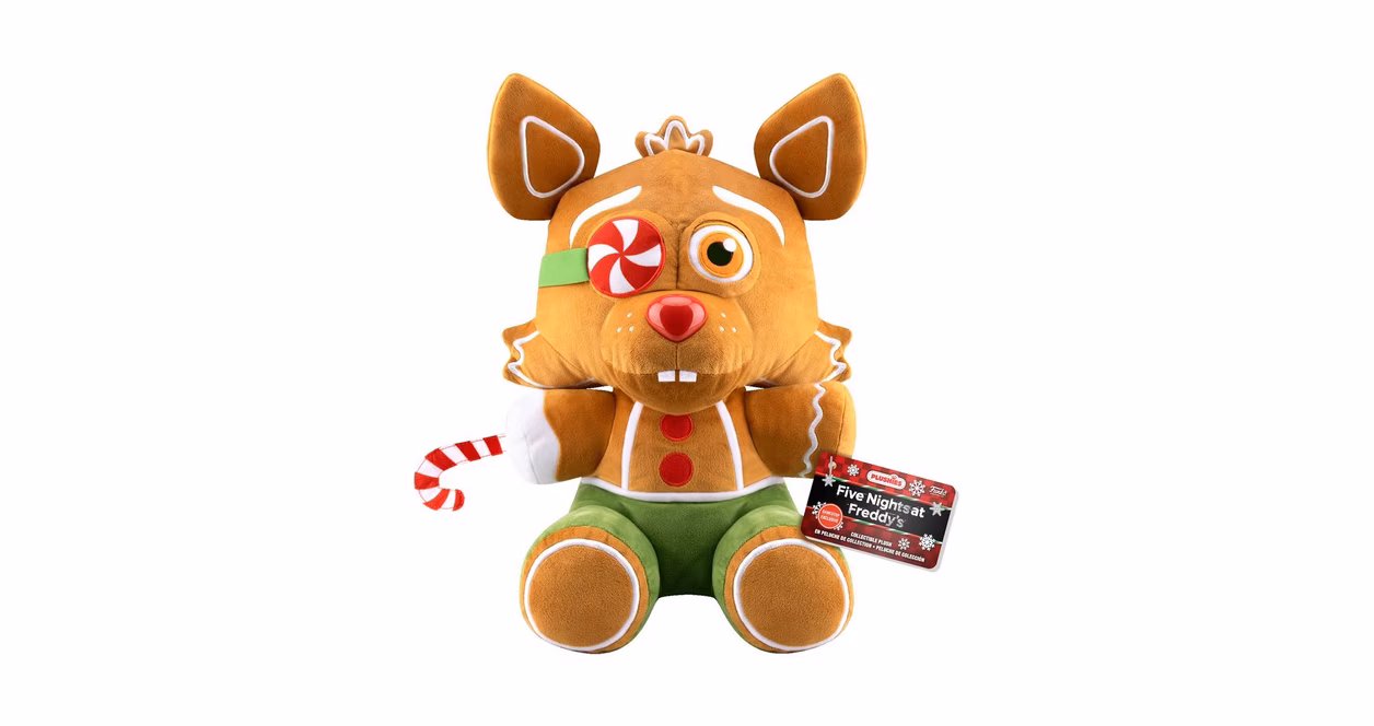 GameStop Funko Plush: Five Nights at Freddy's: Security Breach Holiday Foxy 16-in Collectible Plush