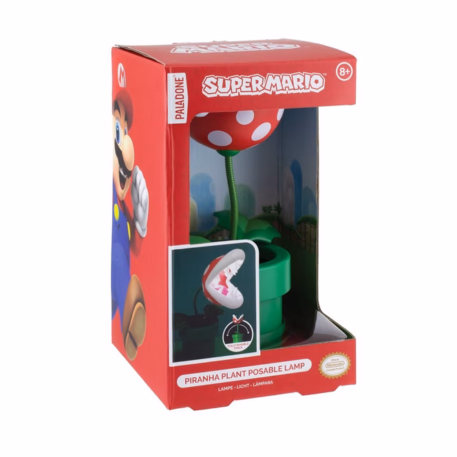 GameStop Super Mario Bros. Mini Piranha Plant 8.3-in Lamp