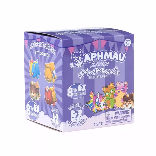 GameStop Aphmau Mystery MeeMeow Series 6 Carnival Treats Cats 6-In Plush (Styles May Vary)