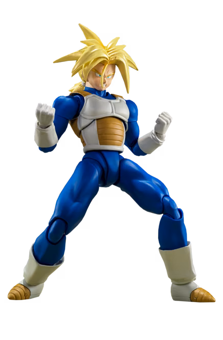 GameStop Bandai S.H. Figuarts Dragon Ball Z Super Saiyan Trunks (Infinite Latent Super Power) 5.5-in Figure