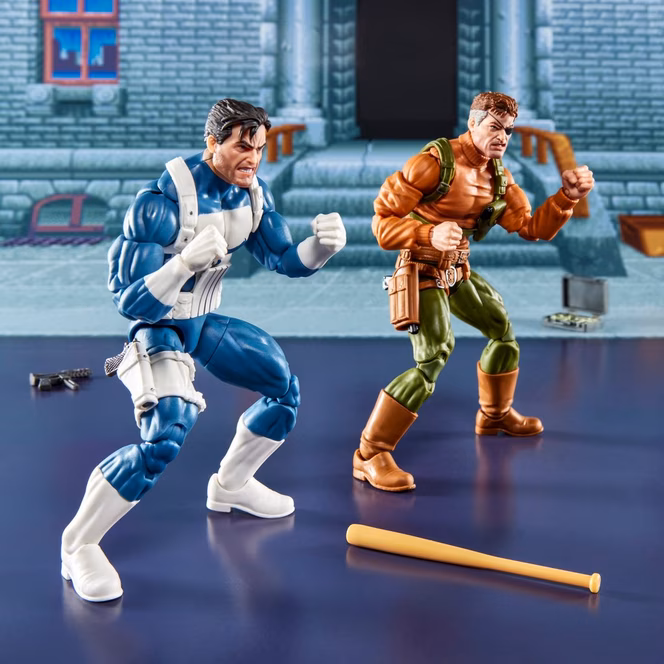 GameStop Hasbro Marvel Legends Series Gamerverse Punisher and Nick Fury 6-In Action Figure Set