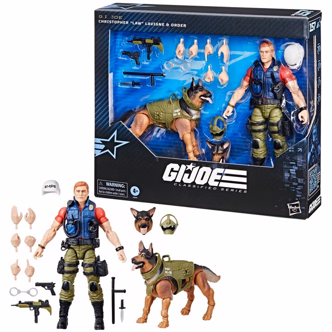 GameStop Hasbro G.I. Joe Classified Series Christopher Law Lavigne and Order 6-in Action Figure