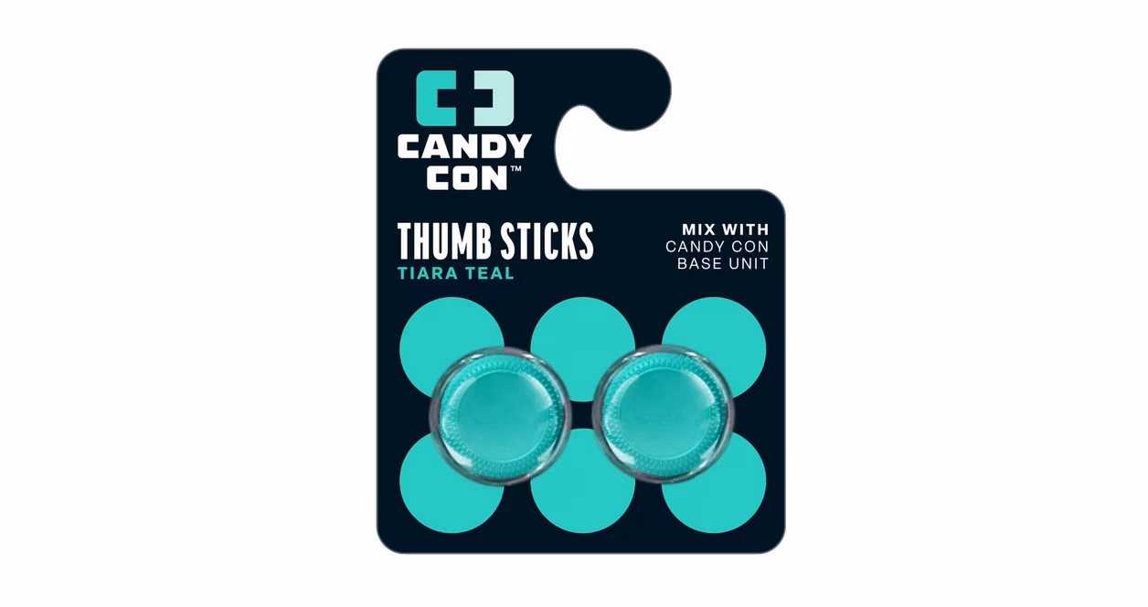 GameStop CANDY CON Thumb Stick - Tiara Teal GameStop Exclusive