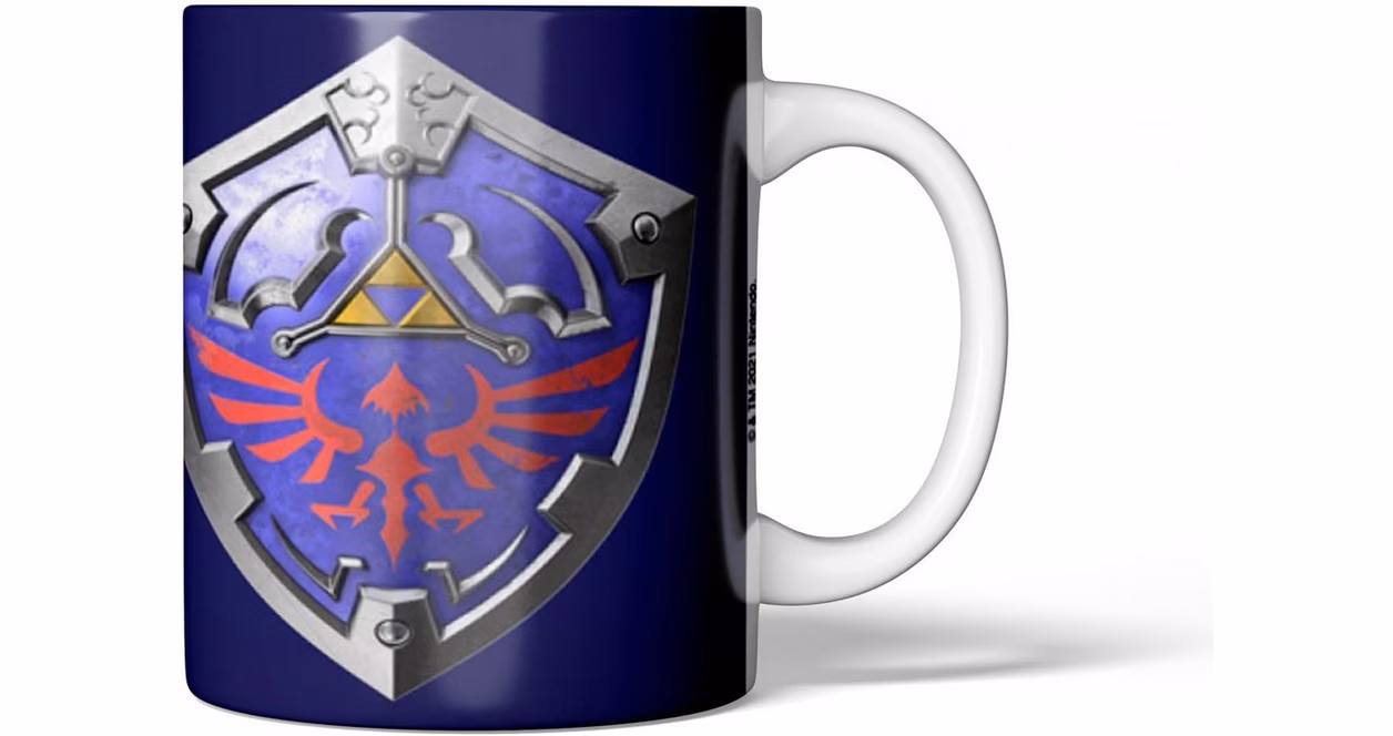 GameStop The Legend of Zelda Link Shield 11oz Mug