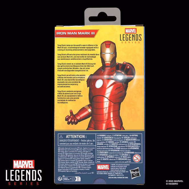 GameStop Hasbro Marvel Legends Series Iron Man - Iron Man (Mark III Suit) 6-in Action Figure