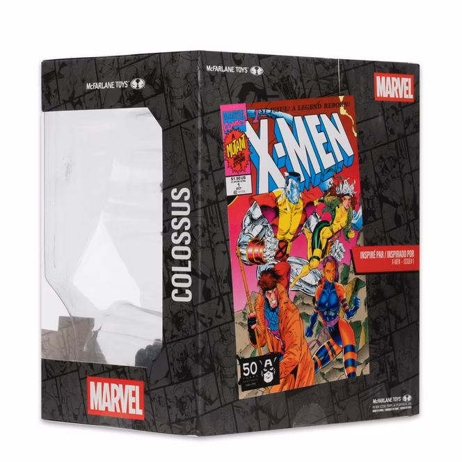 GameStop McFarlane Toys Gold Label Marvel Collection X-Men Colossus (Issue 1) 1:10TH Figure