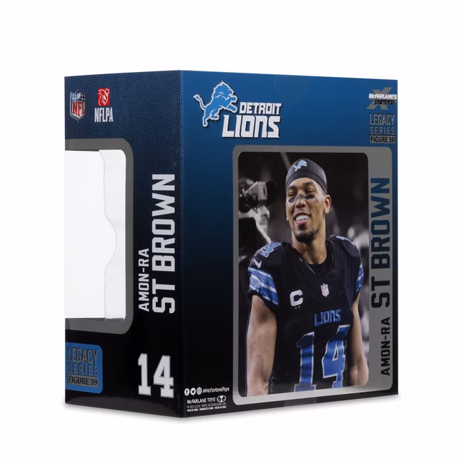GameStop McFarlane Toys SportsPicks NFL Series Detroit Lions Amon-Ra St. Brown 7-in Figure