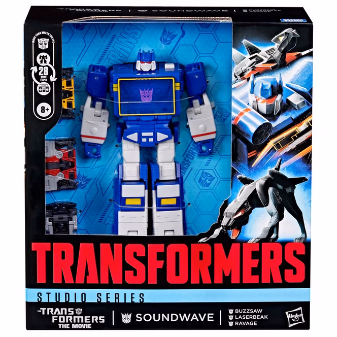 GameStop Hasbro Transformers Toys Studio Series Leader Class The Transformers: The Movie Soundwave 6.5-in Action Figure