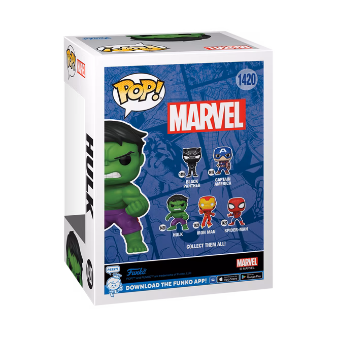 GameStop Funko POP!  Marvel: Hulk 4.8-in Vinyl Bobblehead