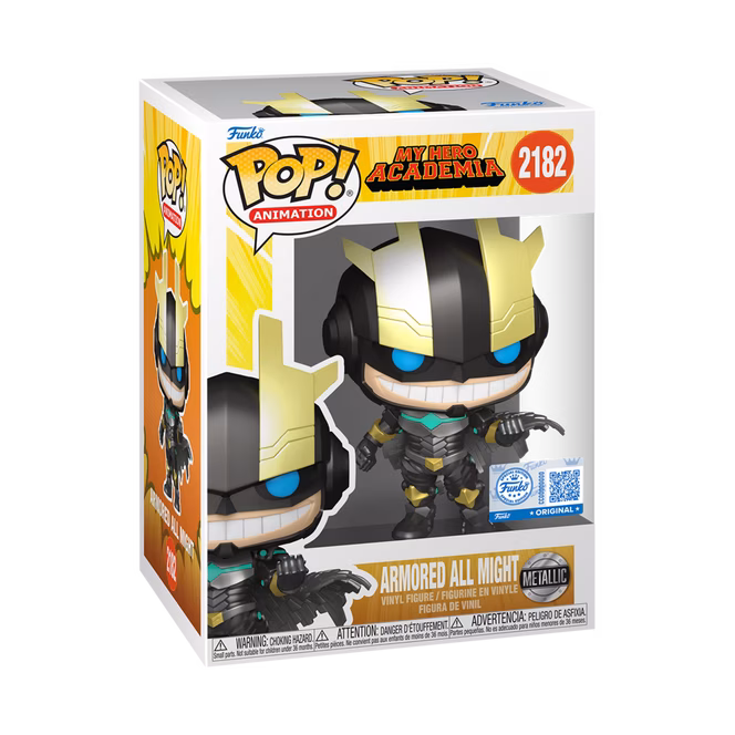 GameStop Funko POP! Animation: My Hero Academia Armored All Might 4.7-in Vinyl Figure GameStop Exclusive