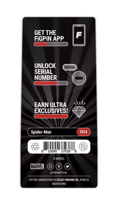 GameStop FiGPiN Marvel Spider-Man Collectible Enamel Pin GameStop Exclusive