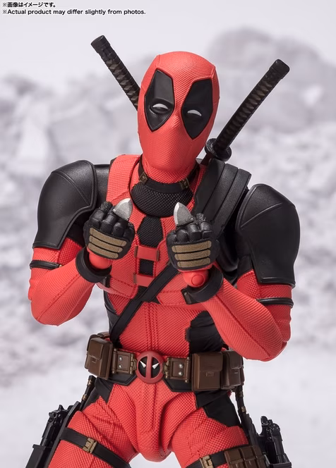 GameStop Bandai Deadpool and Wolverine S.H. Figuarts Tamashii Nations Deadpool 6.1-in Action Figure