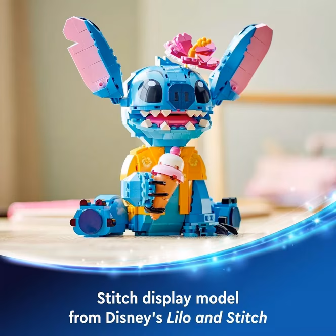 GameStop LEGO Lilo and Stitch Classic Stitch Buildable Toy Playset 43249