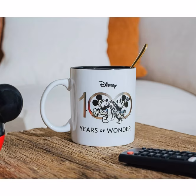 GameStop Silver Buffalo Disney 100 Years of Wonder Foil-Embossed 20oz Ceramic Mug