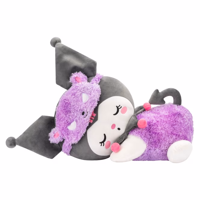 GameStop Jazwares Sanrio Hello Kitty Kuromi 18-in Sleeping Plush