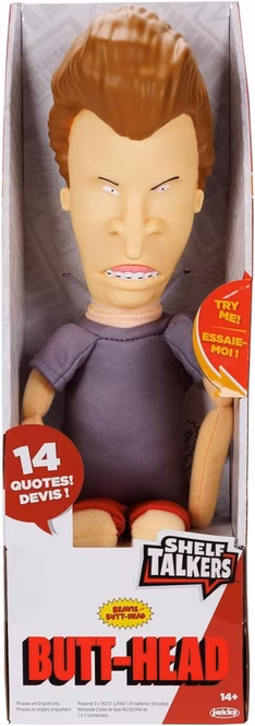 GameStop Shelf Talkers Beavis and Butt-Head - Butt-Head 12-in Talking Plush