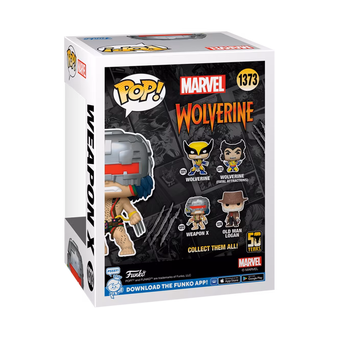 GameStop Funko POP! Marvel: Wolverine 50th – Ultimate Weapon X 3.74-in Vinyl Figure