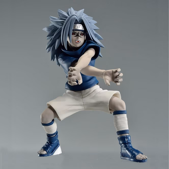 GameStop Banpresto Naruto Vibration Stars Sasuke Uchiha (Curse Mark Version) 5.10-in Statue