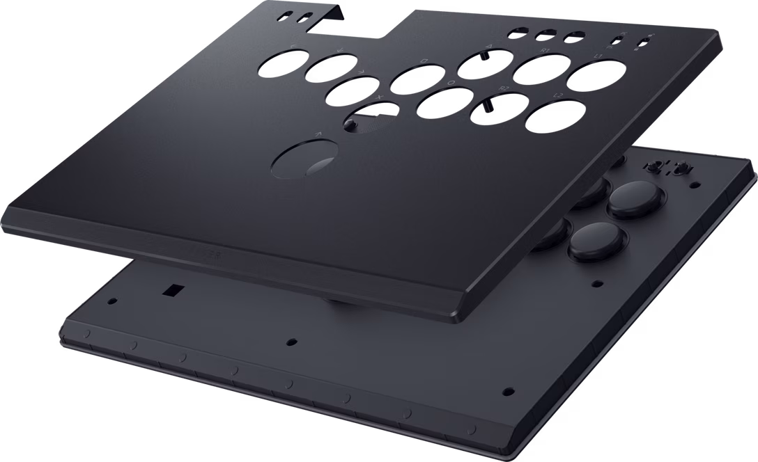 GameStop Razer Kitsune All-Button Optical Arcade Controller Black Edition for PlayStation 5 and PC